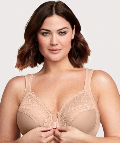 Front-closure bras