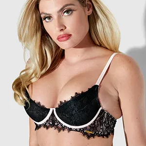 Lace Half Cup Bra