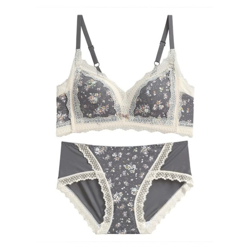 Daily Printed Bra Set