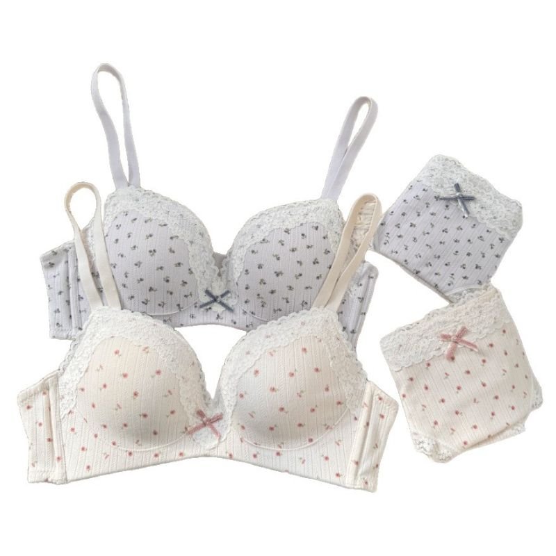 Printed Bra Set