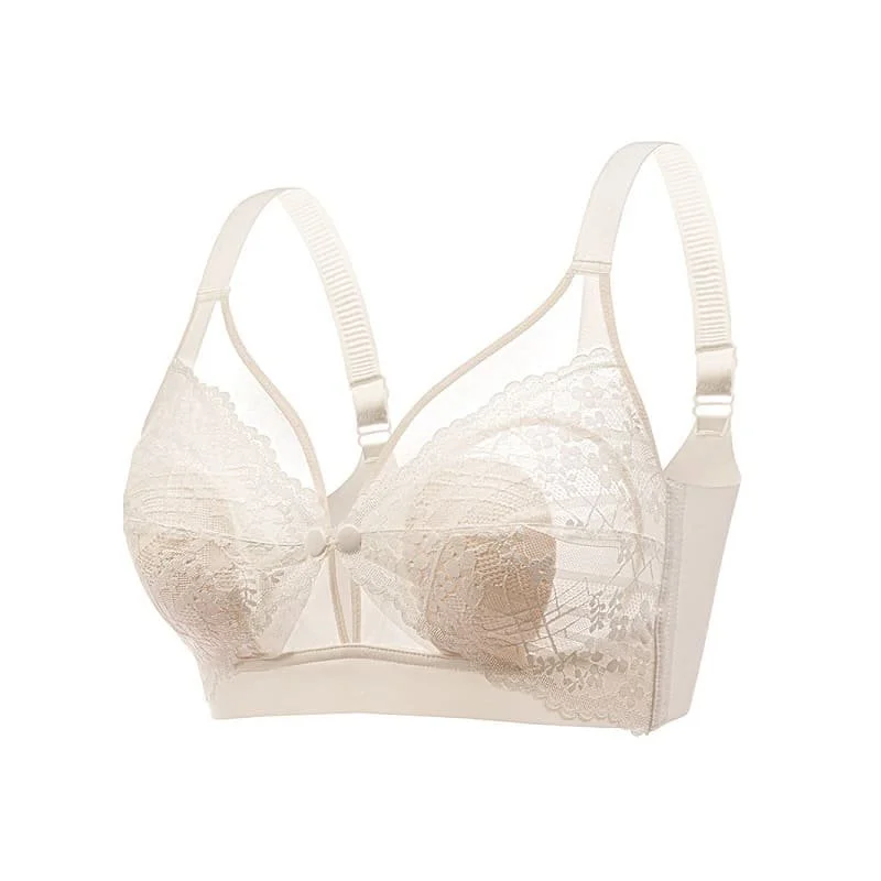 Lace Mesh Nursing Bra