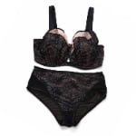Lace Plus Size Bra Set
