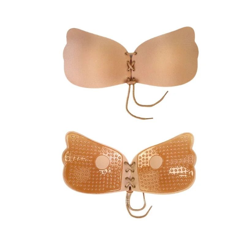 Lace-Up Adhesive Bra