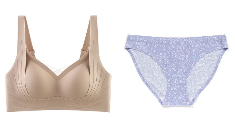 Bonded bra and panty